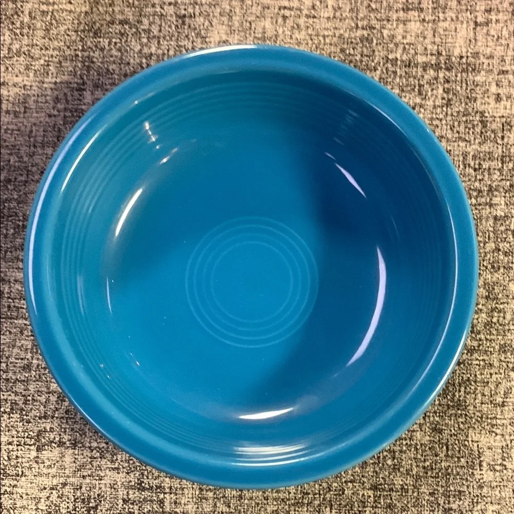 Fiesta Peacock 7” Rimmed Cereal Bowl - Picture 1 of 2
